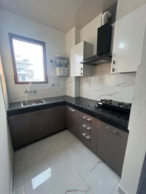 Kitchen in 1 RK Builder Floor at Vipul Square, Sushant Lok I – for Rent