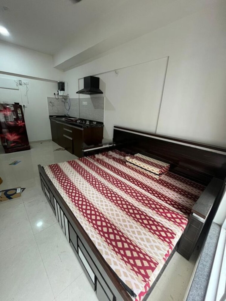 Bedroom, gera-world-of-joy Studio 650 Sq.Ft. Apartment In Kharadi Pune 10451301