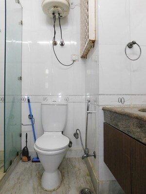 Bathroom in 3 BHK Builder Floor at Greater Kailash I – for Sale