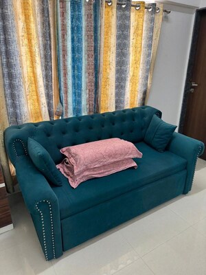 Bedroom in Studio Apartment at Gera World of Joy, Kharadi – for Sale