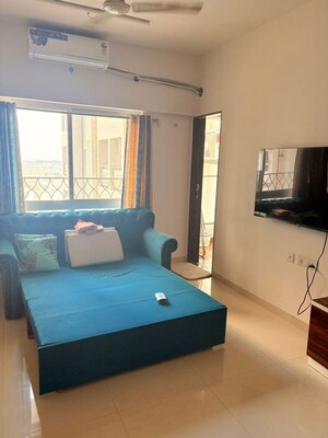 Living Room in Studio Apartment at Gera World of Joy, Kharadi – for Sale