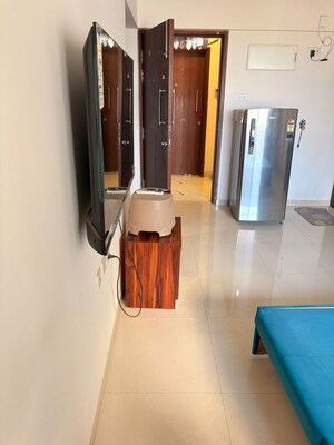Living Room in Studio Apartment at Gera World of Joy, Kharadi – for Sale