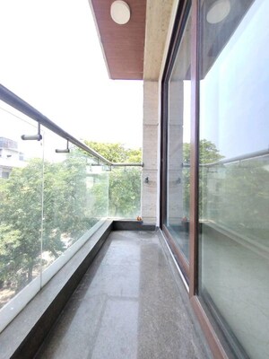 Balcony in 3.5 BHK Builder Floor at Greater Kailash I – for Sale