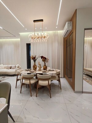 Dining area in 3 BHK Apartment at Bhayli – for Sale