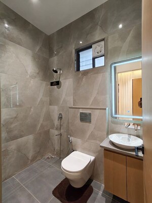 Washroom in 3 BHK Apartment at Bhayli – for Sale