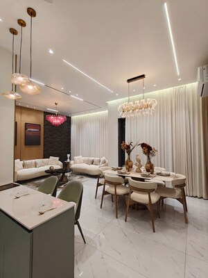 Dining area in 3 BHK Apartment at Bhayli – for Sale
