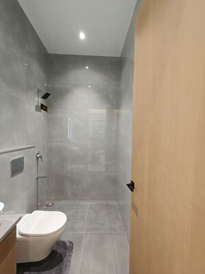 Bathroom in 3 BHK Apartment at Bhayli – for Sale