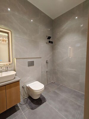 Bathroom in 3 BHK Apartment at Bhayli – for Sale