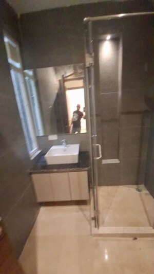 Staircase in 3.5 BHK Builder Floor at Jasola Vihar – for Sale