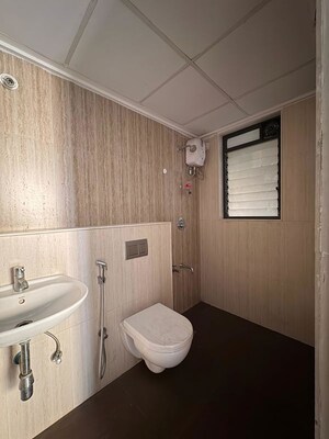 Bathroom in 1 BHK Apartment at Lodha Palava City Lakeshore Greens, Dombivli East – for Rent