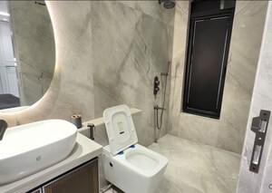 Bathroom in 3 BHK Apartment at The Park Residency Andheri, Andheri West – for Rent