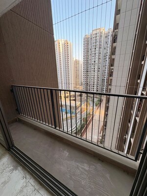 Balcony in 2 BHK Apartment at Runwal Gardens, Dombivli East – for Rent