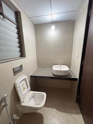 Bathroom in 2 BHK Apartment at Runwal Gardens, Dombivli East – for Rent