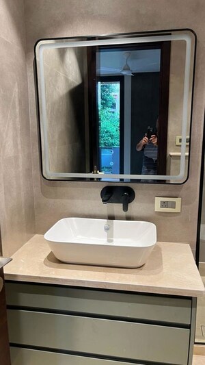 Bathroom in 3 BHK Builder Floor at Gulmohar Park – for Sale