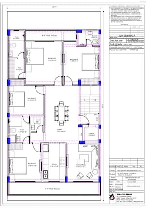 Floor Plan in 4 BHK Builder Floor at Sector 67 – for Sale