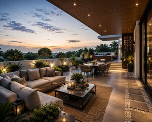Living Room in 3 BHK Villa at Chembukkav – for Sale
