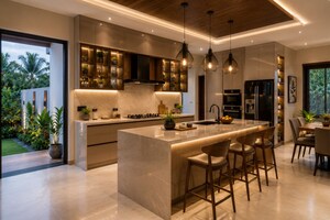 Kitchen in 3 BHK Independent House at Viyyur – for Sale