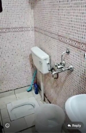 Bathroom in 2 BHK Builder Floor at Niti Khand ii – for Rent