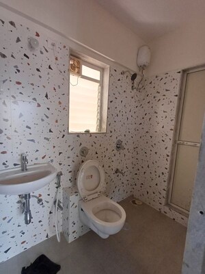 Bathroom in 2 BHK Apartment at Raunak Residency Thane, Pokhran Road No One – for Rent