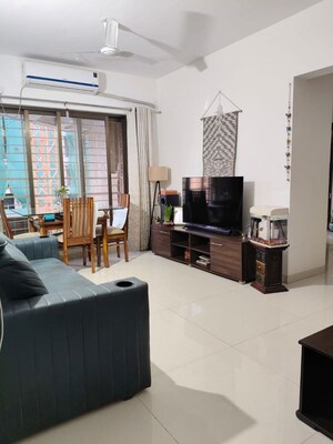Living Room in 2 BHK Apartment at Acme Ozone, Manpada – for Rent