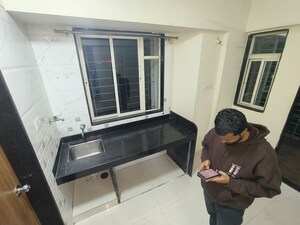 Kitchen in 1 RK Apartment at Buttepatil Gulab Heights, Shivajinagar – for Rent