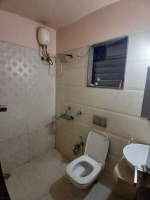 Bathroom in 2 BHK Apartment at Madhav Palacia, Ghodbunder Road – for Rent