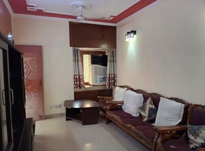Living Room in 2 BHK Builder Floor at Vasant Apartment Mayur Vihar, Mayur Vihar 1 – for Rent