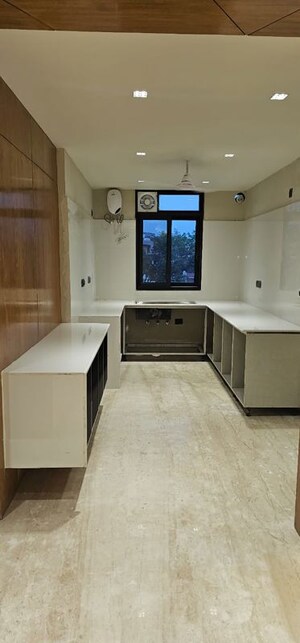 Kitchen in 4 BHK Builder Floor at Sushant Lok I – for Sale
