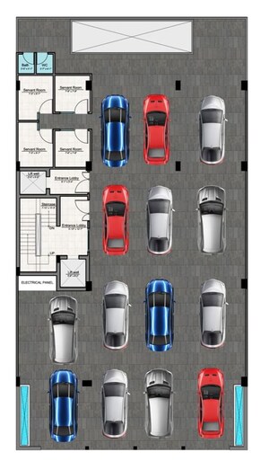 Floor Plan in 4 BHK Builder Floor at Dlf City Phase 3 – for Sale
