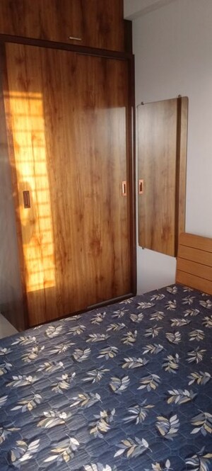 Bedroom in 2 BHK Apartment at Goel Ganga Altus, Kharadi – for Rent