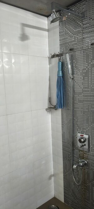 Bathroom in 1 BHK Apartment at Lokhandwala Residency, Worli – for Rent