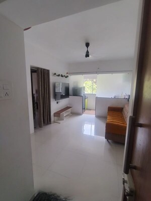 Living Room in 1 BHK Apartment at Satyam Shivam Phase 2, Kharadi – for Sale