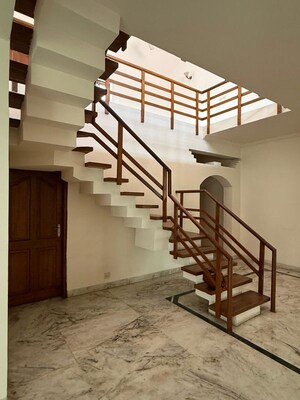 Staircase in 3 BHK Penthouse at Orchard Green, Domlur – for Rent