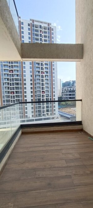 Balcony in 3 BHK Apartment at Majestique Towers, Kharadi – for Rent