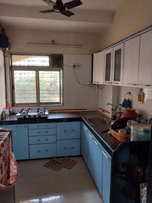 Kitchen in 1 BHK Apartment at SSB Ashok Nagar, Balkum Pada – for Rent