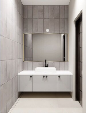 Bathroom in 3.5 BHK Apartment at Meridian Park At The Prestige City, Sarjapur Road – for Rent