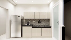 Kitchen in 3.5 BHK Apartment at Meridian Park At The Prestige City, Sarjapur Road – for Rent