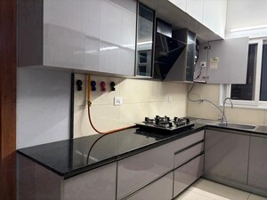 Kitchen in 3 BHK Apartment at L&T Raintree Boulevard, Hebbal – for Rent