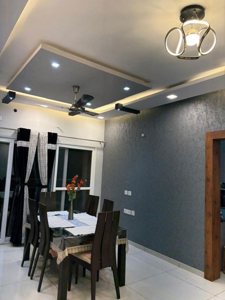 Dining area, l-t-raintree-boulevard 3 Bedroom 1700 Sq.Ft. Apartment In Hebbal Bangalore 10451924