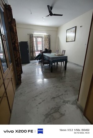 Dining area in 3 BHK Apartment at AR Krishna Geet, Old Madras Road – for Rent