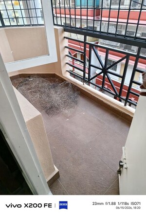 Balcony in 3 BHK Apartment at AR Krishna Geet, Old Madras Road – for Rent