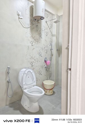 Bathroom in 3 BHK Apartment at AR Krishna Geet, Old Madras Road – for Rent