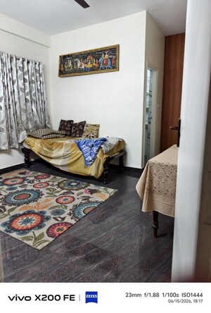 Bedroom in 3 BHK Apartment at AR Krishna Geet, Old Madras Road – for Rent