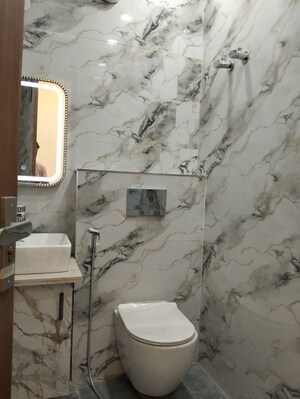 Bathroom in 2 BHK Builder Floor at Khirki Extension – for Sale