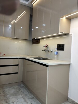 Kitchen in 2 BHK Builder Floor at Khirki Extension – for Sale