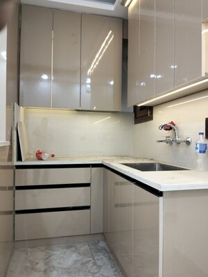 Kitchen in 2 BHK Builder Floor at Khirki Extension – for Sale