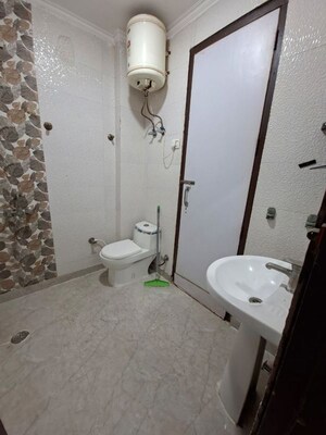 Bathroom in 3 BHK Builder Floor at Chattarpur – for Rent