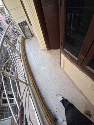 Balcony in 3 BHK Builder Floor at Chattarpur – for Rent