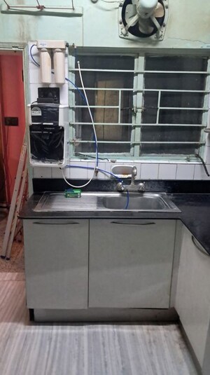 Kitchen in 2.5 BHK Apartment at GOI Housing, Tollygunge – for Rent