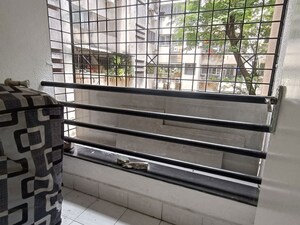 Balcony in 1 BHK Apartment at Ramesh Hermes Heritage Phase 2, Shastrinagar – for Rent